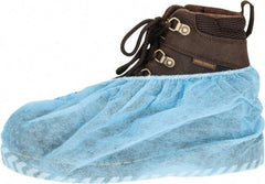 PRO-SAFE - Size XL, Polypropylene, Non-Skid Shoe Cover - Blue, Non-Chemical Resistant - Apex Tool & Supply