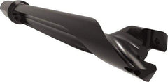 Allied Machine and Engineering - Series 26, 26 to 29mm Diam, 1-1/4" Diam Straight Shank with Flange, Straight Flute Spade Drill - 7-63/64" Max Depth, 9-5/8" Body Length, 11-29/32" OAL, Standard Length, Through Coolant - Apex Tool & Supply