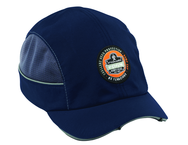 Skullerz® 8960 Bump Cap with LED Lighting Technology Short Brim- Navy - Apex Tool & Supply