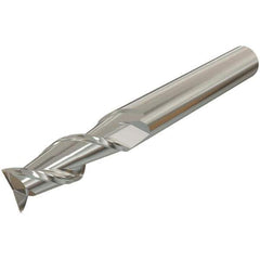 Iscar - 16mm, 32mm LOC, 16mm Shank Diam, 92mm OAL, 2 Flute, Solid Carbide Square End Mill - Single End, Uncoated, Spiral Flute, 45° Helix, Right Hand Cut, Right Hand Flute - Apex Tool & Supply