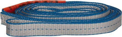 Lift-All - 8' Long x 1" Wide, 3,200 Lb Vertical Capacity, 1 Ply, Nylon Web Sling - 2,500 Lb Choker Capacity - Apex Tool & Supply