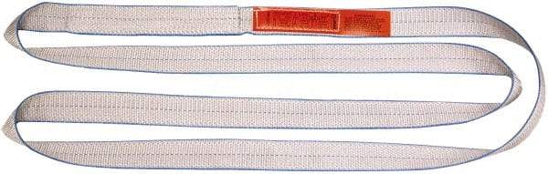 Lift-All - 3' Long x 6" Wide, 28,600 Lb Vertical Capacity, 2 Ply, Polyester Web Sling - 23,000 Lb Choker Capacity - Apex Tool & Supply