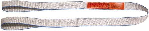 Lift-All - 6' Long x 6" Wide, 9,600 Lb Vertical Capacity, 1 Ply, Polyester Web Sling - 7,700 Lb Choker Capacity - Apex Tool & Supply
