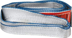 Lift-All - 6' Long x 3" Wide, 4,800 Lb Vertical Capacity, 1 Ply, Polyester Web Sling - 3,800 Lb Choker Capacity - Apex Tool & Supply
