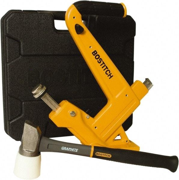 Stanley Bostitch - 1/2 to 3/4" Nail Length, 16 Gauge Flooring Air Nailer - Apex Tool & Supply