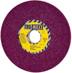 Tru-Maxx - 7" Diam x 1-1/4" Hole x 1/2" Thick, G Hardness, 46 Grit Surface Grinding Wheel - Aluminum Oxide, Type 1, Coarse Grade, 3,600 Max RPM, No Recess - Apex Tool & Supply