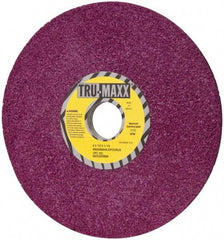 Tru-Maxx - 8" Diam x 1-1/4" Hole x 1/2" Thick, G Hardness, 46 Grit Surface Grinding Wheel - Aluminum Oxide, Type 1, Coarse Grade, 3,105 Max RPM, No Recess - Apex Tool & Supply
