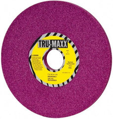 Tru-Maxx - 7" Diam x 1-1/4" Hole x 1/2" Thick, I Hardness, 60 Grit Surface Grinding Wheel - Aluminum Oxide, Type 1, Medium Grade, 3,600 Max RPM, No Recess - Apex Tool & Supply