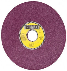 Tru-Maxx - 8" Diam x 1-1/4" Hole x 1/4" Thick, J Hardness, 46 Grit Surface Grinding Wheel - Aluminum Oxide, Type 1, Coarse Grade, 3,600 Max RPM, No Recess - Apex Tool & Supply