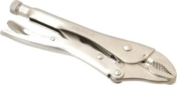 Paramount - 10" OAL Curved Jaw Locking Pliers - 1-7/8" Jaw Opening, Standard Handle - Apex Tool & Supply