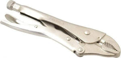Paramount - 10" OAL Curved Jaw Locking Pliers - 1-7/8" Jaw Opening, Standard Handle - Apex Tool & Supply