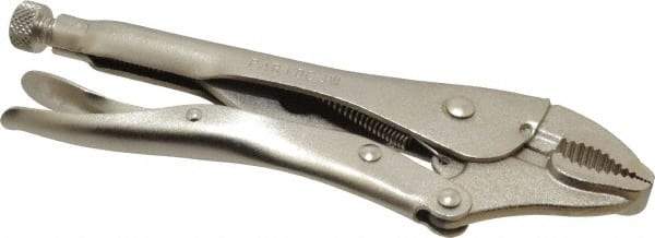 Paramount - 10" OAL Curved Jaw Locking Pliers - 1-7/8" Jaw Opening, Standard Handle - Apex Tool & Supply