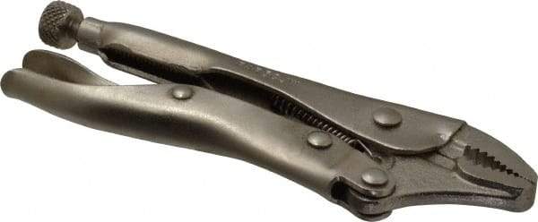 Paramount - 5" OAL Curved Jaw Locking Pliers - 1-1/8" Jaw Opening, Standard Handle - Apex Tool & Supply
