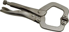 Paramount - 6" OAL C-Clamp Locking Pliers - 1-1/2" Jaw Depth, 2" Jaw Opening, Standard Handle - Apex Tool & Supply
