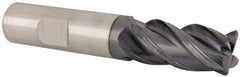Value Collection - 5/8", 1-1/4" LOC, 5/8" Shank Diam, 3-1/2" OAL, 4 Flute, Solid Carbide Square End Mill - Single End, AlTiN Finish, Spiral Flute, Variable° Helix, Right Hand Cut, Right Hand Flute - Apex Tool & Supply