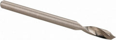 Accupro - 1/8" Body Diam, 90°, 2" OAL, Solid Carbide Spotting Drill - Apex Tool & Supply