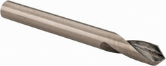 Accupro - 1/4" Body Diam, 90°, 2-1/2" OAL, Solid Carbide Spotting Drill - Apex Tool & Supply