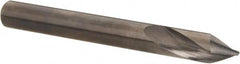 Accupro - 1/4" Body Diam, 60°, 2-1/2" OAL, Solid Carbide Spotting Drill - Apex Tool & Supply