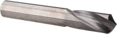 Accupro - 7/16" Body Diam, 120°, 3" OAL, Solid Carbide Spotting Drill - Apex Tool & Supply