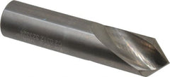 Accupro - 7/8" Body Diam, 90°, 4" OAL, Solid Carbide Spotting Drill - Apex Tool & Supply