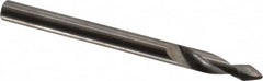 Accupro - 3mm Body Diam, 60°, 38mm OAL, Solid Carbide Spotting Drill - Apex Tool & Supply