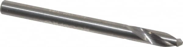 Accupro - 4mm Body Diam, 120°, 51mm OAL, Solid Carbide Spotting Drill - Apex Tool & Supply