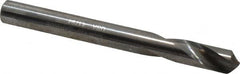 Accupro - 5mm Body Diam, 120°, 51mm OAL, Solid Carbide Spotting Drill - Apex Tool & Supply