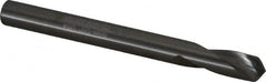 Accupro - 6mm Body Diam, 120°, 63mm OAL, Solid Carbide Spotting Drill - Apex Tool & Supply