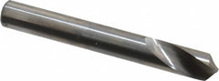 Accupro - 8mm Body Diam, 120°, 63mm OAL, Solid Carbide Spotting Drill - Apex Tool & Supply
