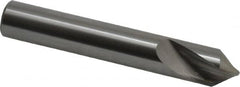 Accupro - 12mm Body Diam, 90°, 76mm OAL, Solid Carbide Spotting Drill - Apex Tool & Supply