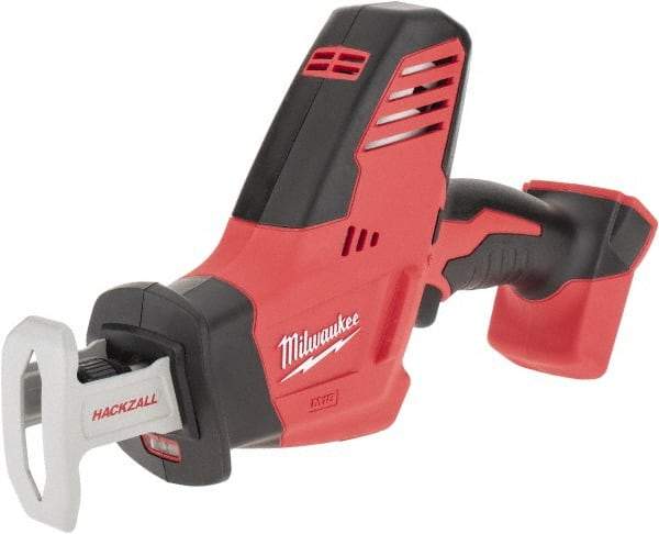 Milwaukee Tool - 18V, 0 to 3,000 SPM, Cordless Reciprocating Saw - 3/4" Stroke Length, 13" Saw Length, Lithium-Ion Batteries Not Included - Apex Tool & Supply