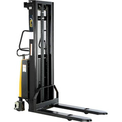 Vestil - Battery Operated Lifts Type: Stacker Powered Lift Lift Height (Inch): 118 - Apex Tool & Supply
