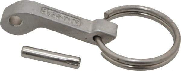 EVER-TITE Coupling Products - 1" Handle, Ring & Pin - Stainless Steel, Use with Cam & Groove Coupler Handle Assembly - Apex Tool & Supply