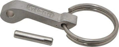 EVER-TITE Coupling Products - 1" Handle, Ring & Pin - Stainless Steel, Use with Cam & Groove Coupler Handle Assembly - Apex Tool & Supply