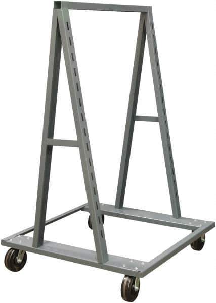 Durham - 2,500 Lb Capacity, Steel Adjust-A-Tray Truck - 38" Long x 40" Wide x 64" High - Apex Tool & Supply