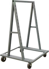 Durham - 2,500 Lb Capacity, Steel Adjust-A-Tray Truck - 38" Long x 40" Wide x 64" High - Apex Tool & Supply