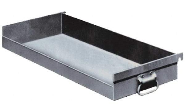 Durham - 1 Shelf, Steel Closed Front Hook-On Tray - 36" Long x 15" Wide x 6" High - Apex Tool & Supply