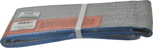 Lift-All - 3' Long x 4" Wide, 11,500 Lb Vertical Capacity, 1 Ply, Polyester Web Sling - 9,200 Lb Choker Capacity - Apex Tool & Supply