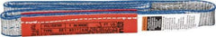 Lift-All - 3' Long x 1" Wide, 1,600 Lb Vertical Capacity, 1 Ply, Polyester Web Sling - 1,250 Lb Choker Capacity - Apex Tool & Supply