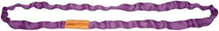 Lift-All - 10' Long x 3-1/4" Wide, Polyester Web Sling - 24,800 Lb Choker Capacity, 2-1/4" Diam Chain, Gray - Apex Tool & Supply