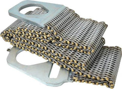 Lift-All - 8' Long x 6" Wide, 7,200 Lb Vertical Capacity, Steel Web Sling - 7,200 Lb Choker Capacity - Apex Tool & Supply