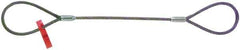 Lift-All - 10' Long, 3,086 Lb Vertical Capacity, Carbon Steel Web Sling - 2,425 Lb Choker Capacity, 3/8" Diam Chain - Apex Tool & Supply