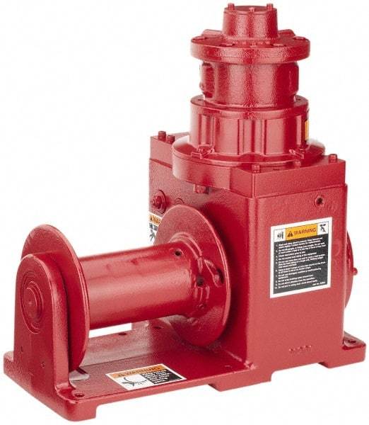 THERN - 2,000 Lbs. Cable Limit Pneumatic Dura-Hoist Winch - 50 Ft. Cable Long - Apex Tool & Supply