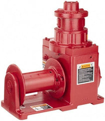 THERN - 2,000 Lbs. Cable Limit Pneumatic Dura-Hoist Winch - 50 Ft. Cable Long - Apex Tool & Supply