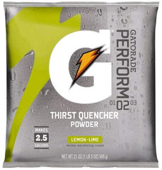 Gatorade - 21 oz Pack Lemon-Lime Activity Drink - Powdered, Yields 2.5 Gal - Apex Tool & Supply