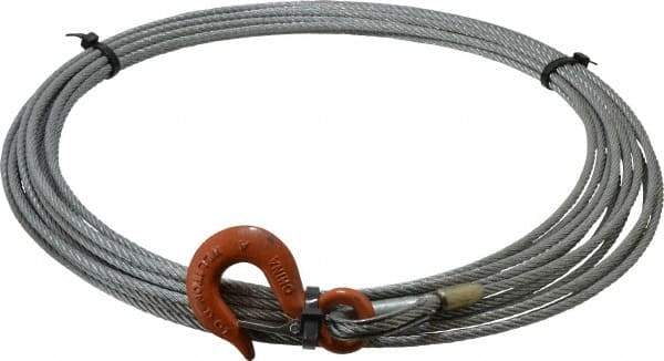 Lift-All - 1/4" Diameter x 50' Length Winch Cable - Apex Tool & Supply