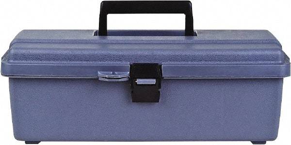 Flambeau - 1 Compartment 1 Tray Utility Tool Box - 13" Wide x 5-3/8" Deep x 4-3/4" High, Copolymer Resin, Gray - Apex Tool & Supply
