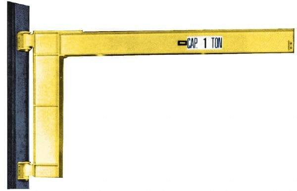 Value Collection - 2,000 Lb Load Capacity, Steel Jib Crane - 14' Span - Apex Tool & Supply