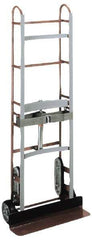 Wesco Industrial Products - 1,200 Lb Capacity 72" OAH Vending Truck - Dual Grip Handle, Steel, Mold-On Rubber Wheels - Apex Tool & Supply