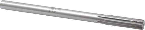 Made in USA - 0.605" Carbide-Tipped 6 Flute Chucking Reamer - Apex Tool & Supply